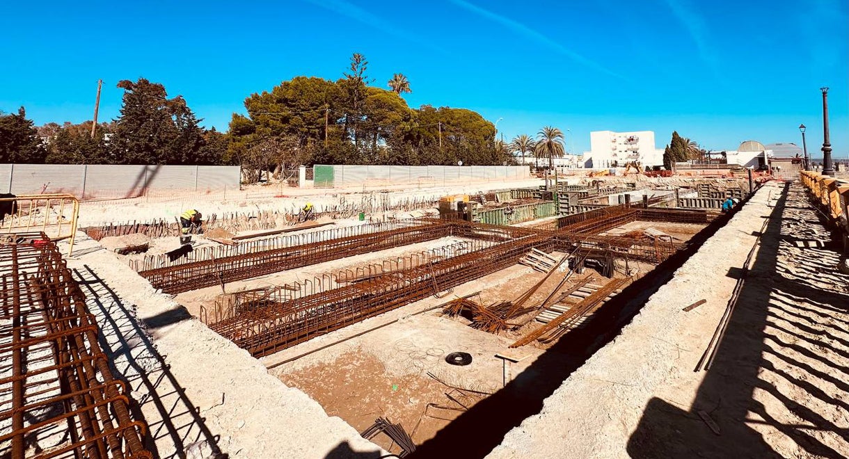 La obra del tanque de tormentas de APEMSA en El Puerto continúa a pesar de las dificultades técnicas La obra del tanque de tormentas de APEMSA en El Puerto continúa a pesar de las dificultades técnicas
