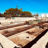 La obra del tanque de tormentas en El Puerto La obra del tanque de tormentas en El Puerto