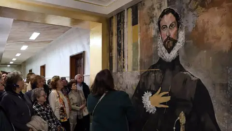 Más de mil personas ya conocen la decoración pictórica de la Diputación de Toledo a cargo de 70 artistas Más de mil personas ya conocen la decoración pictórica de la Diputación de Toledo a cargo de 70 artistas