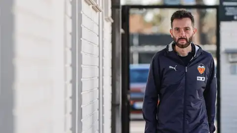 El entrenador del Valencia, Carlos Corberán. El entrenador del Valencia, Carlos Corberán.