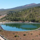 Una balsa en Tenerife Una balsa en Tenerife