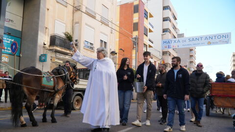 Imagen de archivo de la Matxà de Sant Antoni que organiza la congregación Els Lluïsos. 