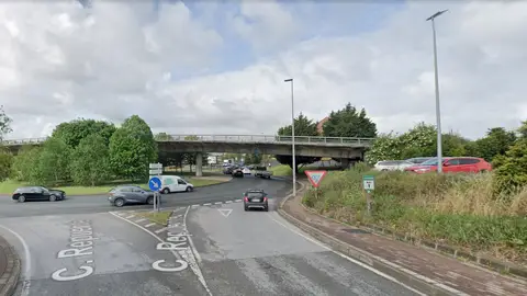 Lugar del accidente en la S-20 Lugar del accidente de la S-20