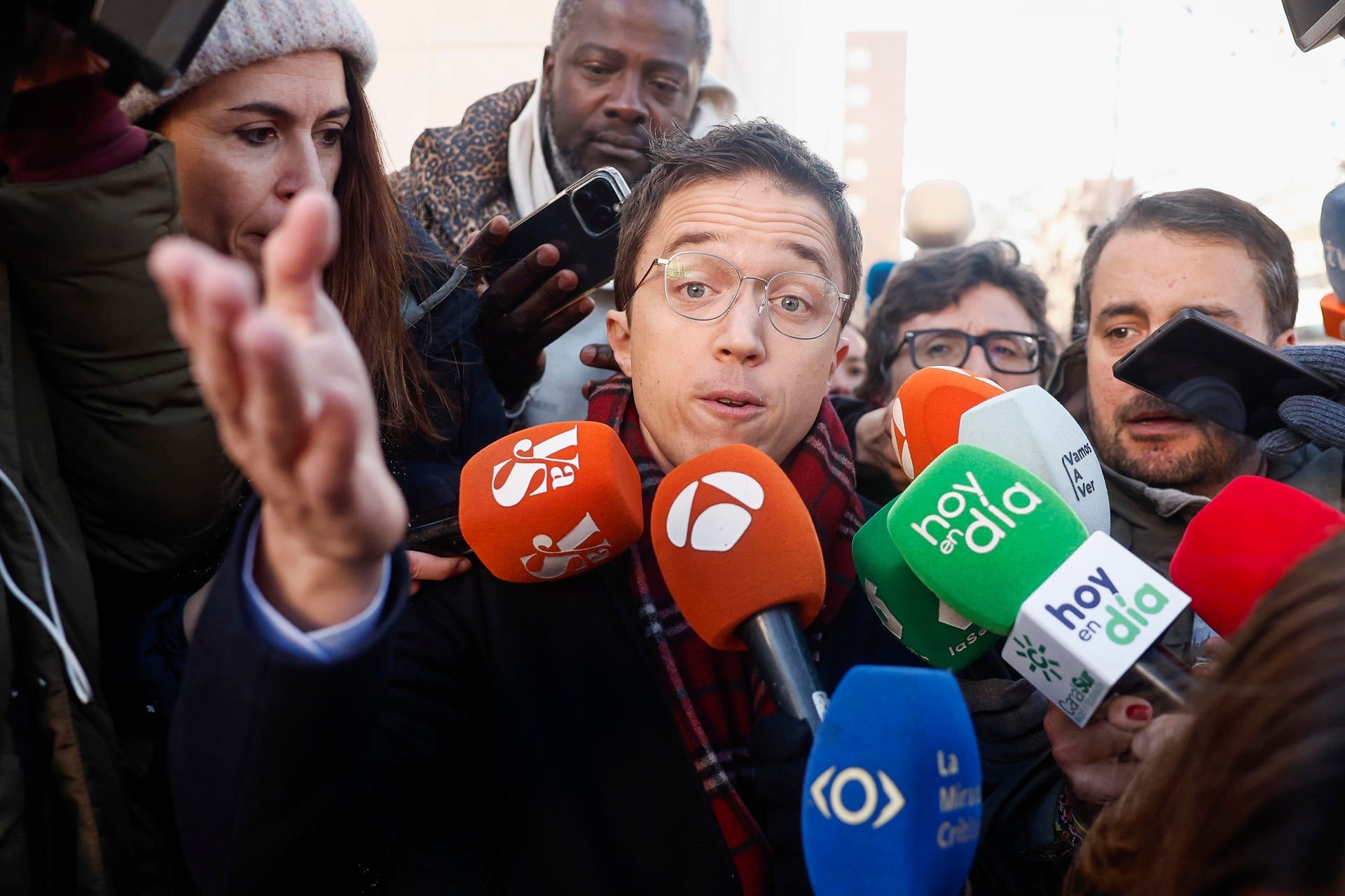 Íñigo Errejón, a su llegada al juzgado: "Es un día muy esperado por mí, vengo a defender mi inocencia" Íñigo Errejón, a su llegada al juzgado: "Es un día muy esperado por mí, vengo a defender mi inocencia"
