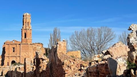 Convento de San Agustín en el Pueblo Viejo de Belchite