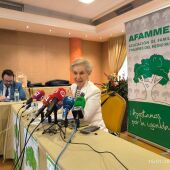 Carmen Quintanilla durante la rueda de prensa en Ciudad Real