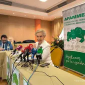 Carmen Quintanilla durante la rueda de prensa en Ciudad Real Carmen Quintanilla durante la rueda de prensa en Ciudad Real