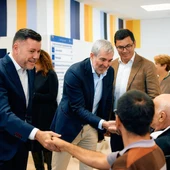 De i a d: Teodoro Sosa, alcalde de Gáldar, Fernando Clavijo, presidente del Gobierno de Canarias, Pablo Rodríguez, Consejero de Obras Públicas del Gobierno de Canarias De i a d: Teodoro Sosa, alcalde de Gáldar, Fernando Clavijo, presidente del Gobierno de Canarias, Pablo Rodríguez, Consejero de Obras Públicas del Gobierno de Canarias