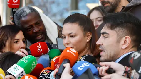 La actriz Elisa Mouliaá a su llegada a los juzgados de Plaza de Castilla La actriz Elisa Mouliaá a su llegada a los juzgados de Plaza de Castilla