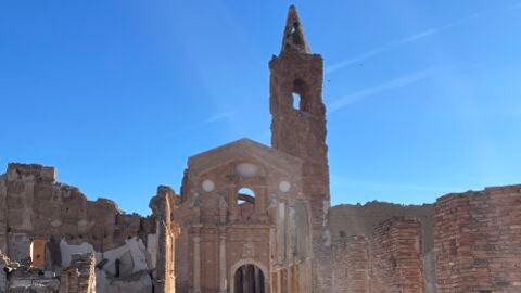 Iglesia de San Martín en el Pueblo Viejo de Belchite