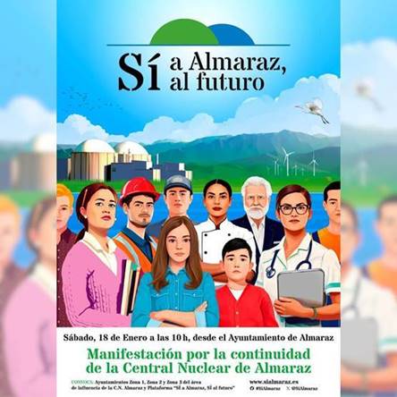 Los Comités de Empresa de Almaraz-Trillo se suman a la manifestación de este sábado por la continuidad de Almaraz Los Comités de Empresa de Almaraz-Trillo se suman a la manifestación de este sábado por la continuidad de Almaraz