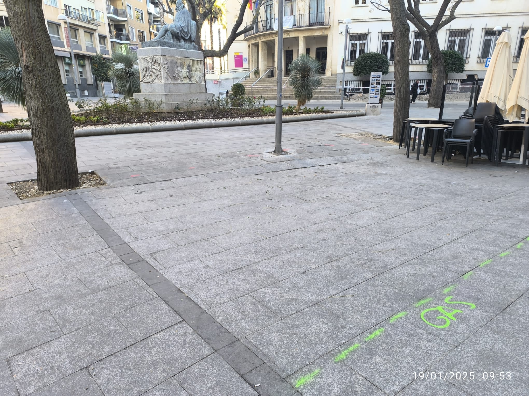 Arrancan este lunes las obras de consolidación del subsuelo en la Plaza de Cervantes de Ciudad Real Arrancan este lunes las obras de consolidación del subsuelo en la Plaza de Cervantes de Ciudad Real