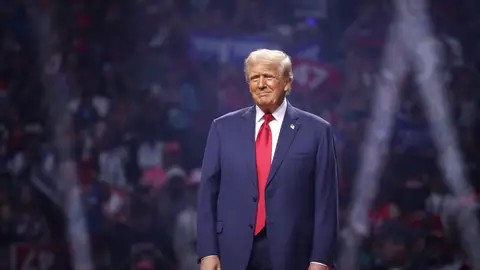 Donald Trump en un mitin Donald Trump en un mitin