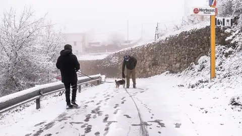 Paisaje nevado en la Comunidad Valenciana Paisaje nevado en la Comunidad Valenciana