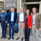Responsables de la UNED Pontevedra