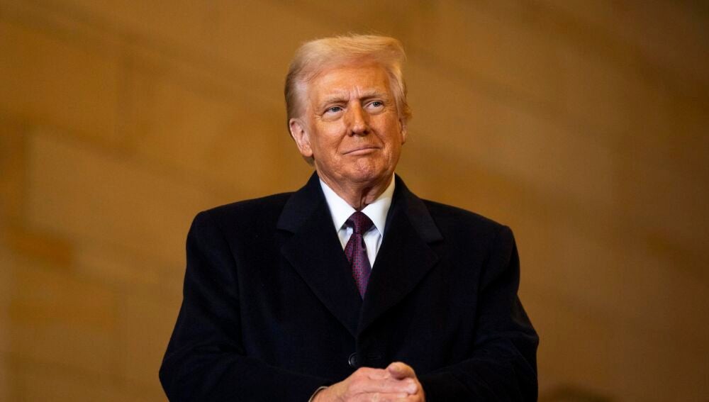 Donald Trump durante su investidura como presidente de Estados Unidos