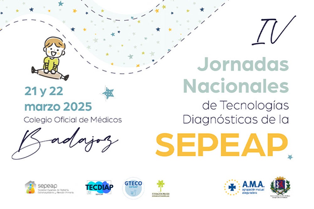 Las tecnologías diagnósticas de la Sociedad de Pediatría Extrahospitalaria centrarán unas jornadas en marzo en Badajoz Las tecnologías diagnósticas de la Sociedad de Pediatría Extrahospitalaria centrarán unas jornadas en marzo en Badajoz