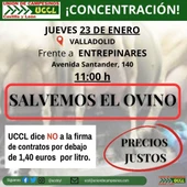 UCCL dice NO a la firma de contratos por debajo de 1,40€ por litro UCCL dice NO a la firma de contratos por debajo de 1,40€ por litro