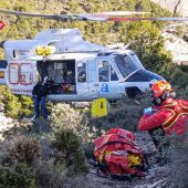 Rescate en el Trail del Ponoch de Polop