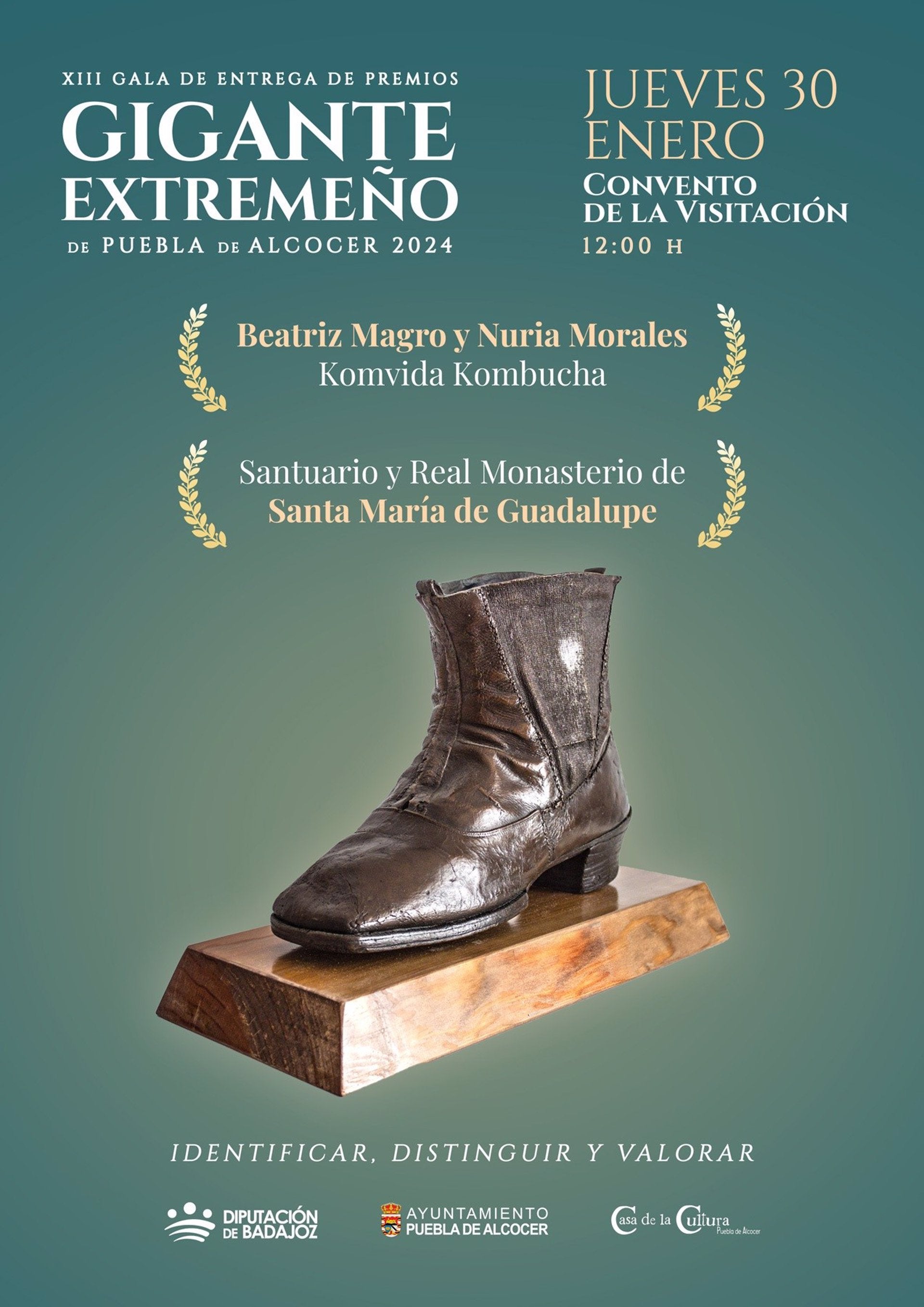 El Monasterio de Guadalupe y las empresarias Beatriz Magro y Nuria Morales recibirán los Premios Gigante Extremeño 2024 El Monasterio de Guadalupe y las empresarias Beatriz Magro y Nuria Morales recibirán los Premios Gigante Extremeño 2024