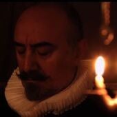 Fotograma cortometraje "Cervantes enamorado"