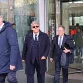Joan Laporta a les portes de la Ciutat de la Justícia