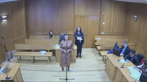 La actriz Elisa Mouliáa, durante su declaración ante el juez por la presunta agresión sexual que sufrió por parte del Íñigo Errejón. La actriz Elisa Mouliáa, durante su declaración ante el juez por la presunta agresión sexual que sufrió por parte del Íñigo Errejón.