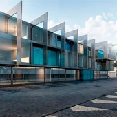 Imagen-render del vivero de empresas que proyecta Zona Franca Imagen-render del vivero de empresas que proyecta Zona Franca