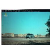 Vehículo que fue cazado por circular a una velocidad muy excesiva