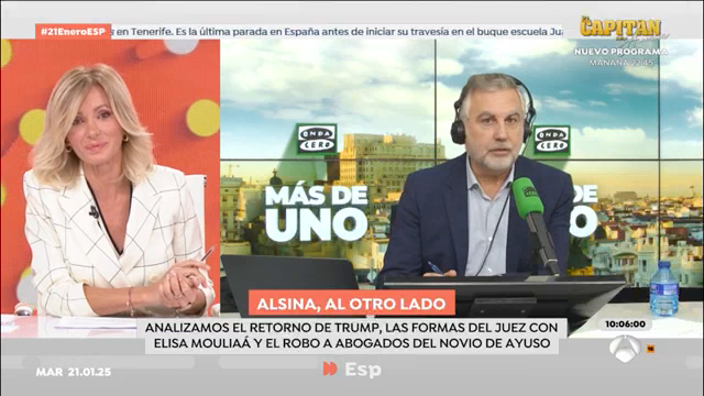 Alsina y Griso denuncian que Trump se dedicara a "arrojar basura sobre sus antecesores en el cargo" en su discurso Alsina y Griso denuncian que Trump se dedicara a "arrojar basura sobre sus antecesores en el cargo" en su discurso