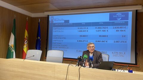 El teniente de alcalde de San Pedro Alc&aacute;ntara, Javier Garc&iacute;a