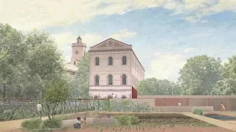 Figuración de la propuesta ganadora jesuítas