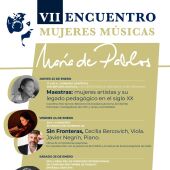 El VII Encuentro de Mujeres Músicas María de Pablos regresa con divulgación y conciertos  