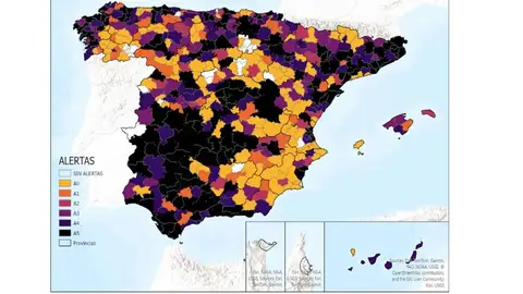 Cuenca presenta algunas zonas comarcas con riesgo alto Cuenca presenta algunas zonas comarcas con riesgo alto