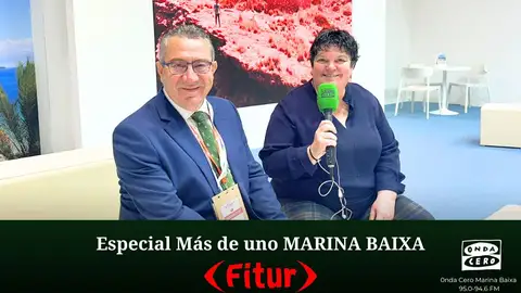 Toni Pérez, alcalde de Benidorm, entrevistado por Marta Llinares en Fitur 2025 Toni Pérez, alcalde de Benidorm, entrevistado por Marta Llinares en Fitur 2025