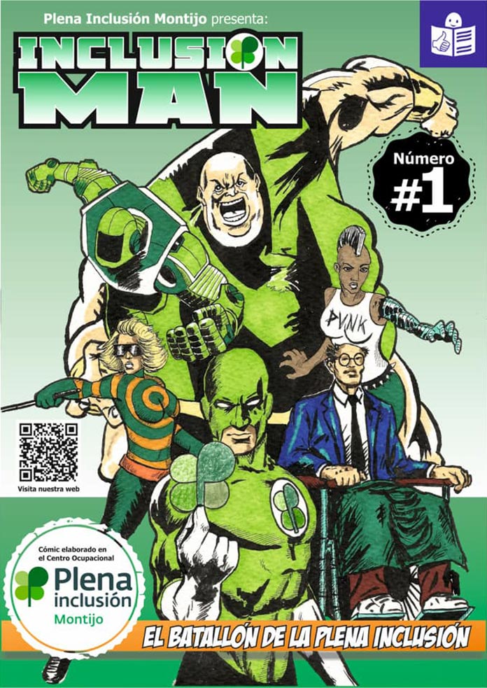 El proyecto Inclusion Man de Plena Inclusión Montijo participará en el 52º del prestigioso Festival de Cómic de Angouleme El proyecto Inclusion Man de Plena Inclusión Montijo participará en el 52º del prestigioso Festival de Cómic de Angouleme