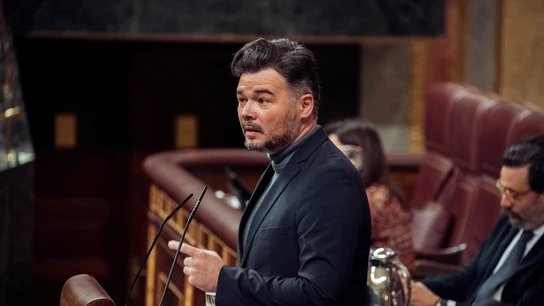 Gabriel Rufián, durante su intervención en el Pleno del Congreso Gabriel Rufián, durante su intervención en el Pleno del Congreso/ Gabriel Luengas / Europa Press
