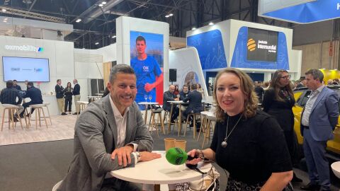 El CEO y Fundador de OK Mobility, Othman Ktiri, en una entrevista con Elka Dmitrova, de Onda Cero, desde FITUR. El CEO y Fundador de OK Mobility, Othman Ktiri, en una entrevista con Elka Dmitrova, de Onda Cero, desde FITUR.