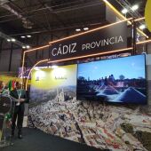 Instantes de la presentación de Chiclana en FITUR 2025