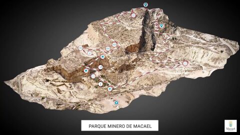 Mapa Parque Minero Macael