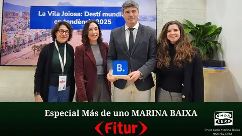 Villajoyosa recibe el premio “Destino en tendencia 2025” otorgado por la plataforma de reservas de viajes Booking.com en Fitur 2025 Villajoyosa recibe el premio “Destino en tendencia 2025” otorgado por la plataforma de reservas de viajes Booking.com en Fitur 2025