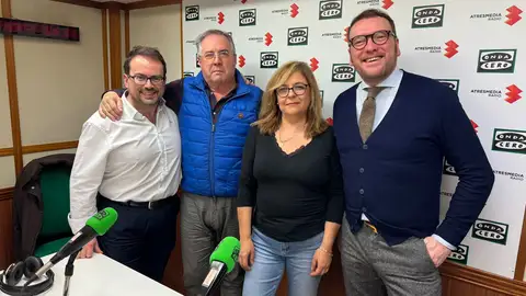 Javier Ruíz, Sito Cantero, Consoli Romero y Marce Abenza Javier Ruíz, Sito Cantero, Consoli Romero y Marce Abenza