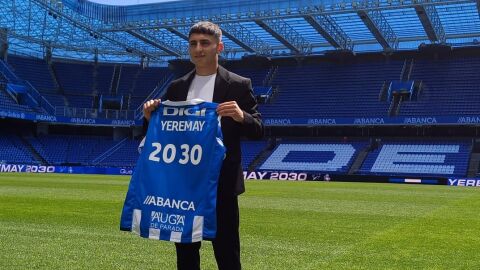 Yeremay Hernández, jugador del Deportivo de La Coruña Yeremay Hernández, jugador del Deportivo de La Coruña