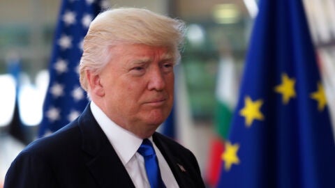 Un primer pla de Donald Trump, president del Estats Units