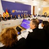 Pedro Sánchez reunido con alcaldes DANA