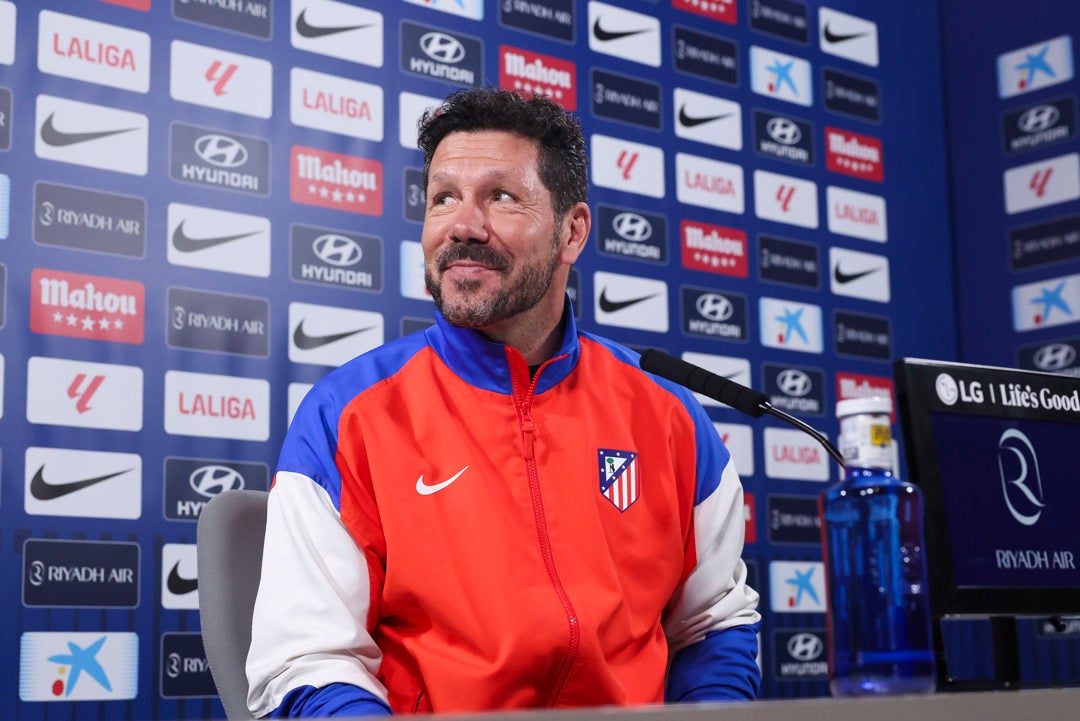 Simeone: "En la Liga no hay una final, hay partido a partido" Simeone: "En la Liga no hay una final, hay partido a partido"