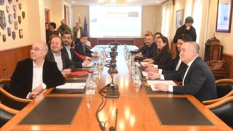 Reunión de la comisión Coruña Marítima Reunión de la comisión Coruña Marítima