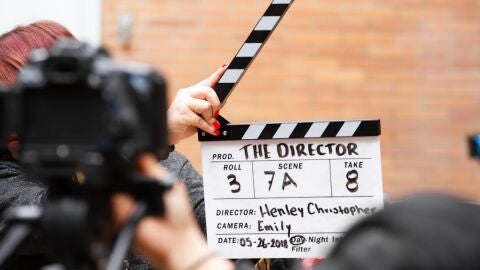 Imagen de archivo de gente rodando una pel&iacute;cula