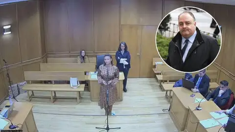 Imagen de la declaración de Elisa Mouliaá ante el juez Carretero. Imagen de la declaración de Elisa Mouliaá ante el juez Carretero.