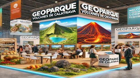 La Diputación acude a FITUR con el Geoparque Volcanes de Calatrava La Diputación acude a FITUR con el Geoparque Volcanes de Calatrava